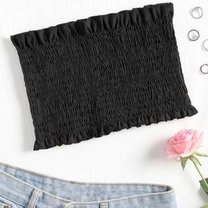 RUFFLED TUBE TOP